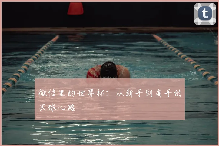 微信里的世界杯：从新手到高手的买球心路